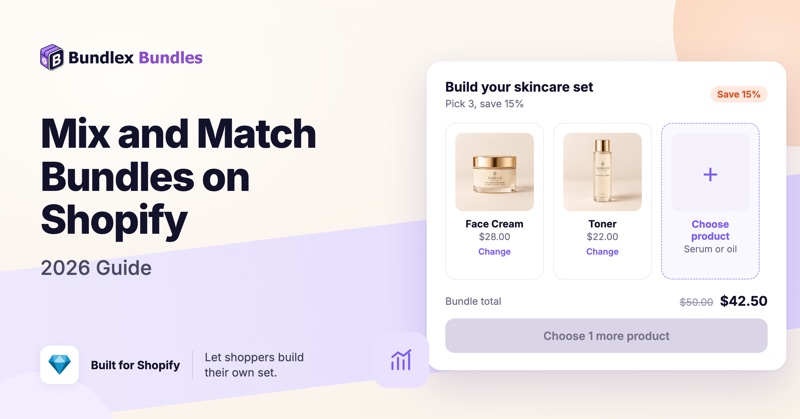 How to create mix and match bundles on Shopify